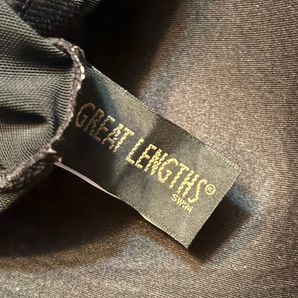 Black Asymmetrical V-Neck Sleeveless Sundress with hidden bottoms size 20 NWT - Picture 8 of 10